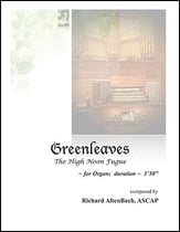 Greenleaves Organ sheet music cover